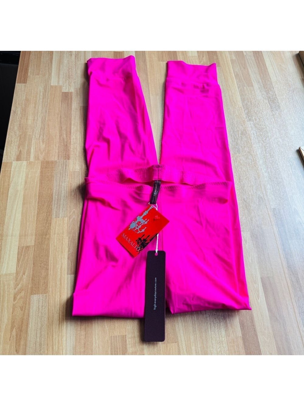 High tech maxalto halt hot pink leggings size 4 nwt